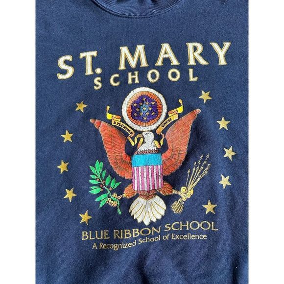 Vintage St. Mary School Crewneck Sweater - Picture 3 of 4